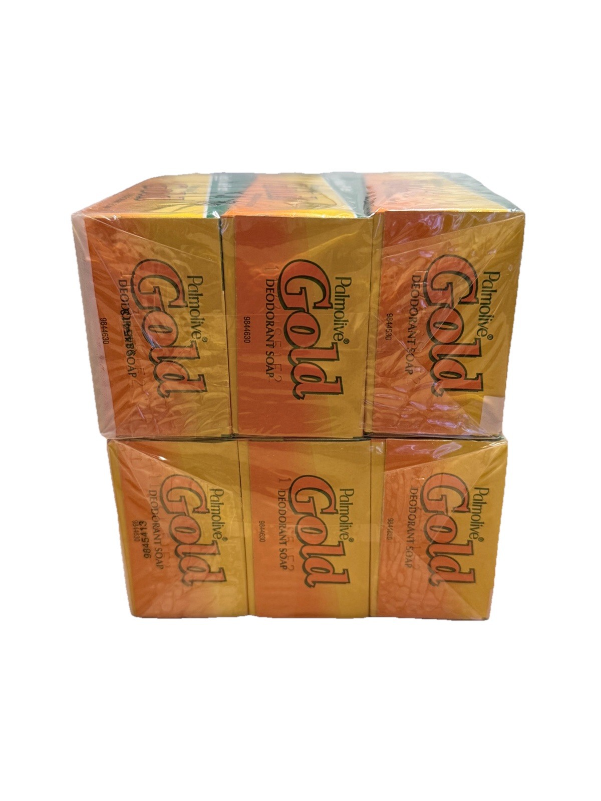6 Bars Palmolive GOLD Deodorant Soap 3.2oz Boxes 3 Bars Each Sealed