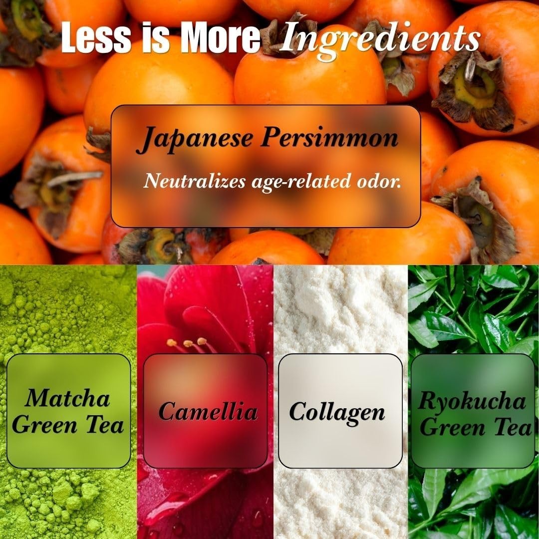 Persimmon & Green Tea Extract Soap Bar – For Men & Women, Moisturizing Care