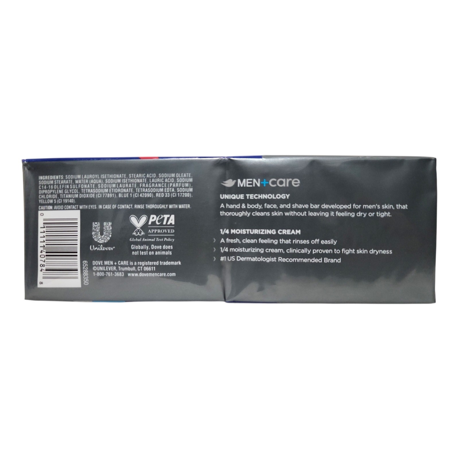 2 Dove Men+Care Deep Clean & Clean Comfort Bar Soap, 12 Bars, 3.75 oz ea- BUNDLE