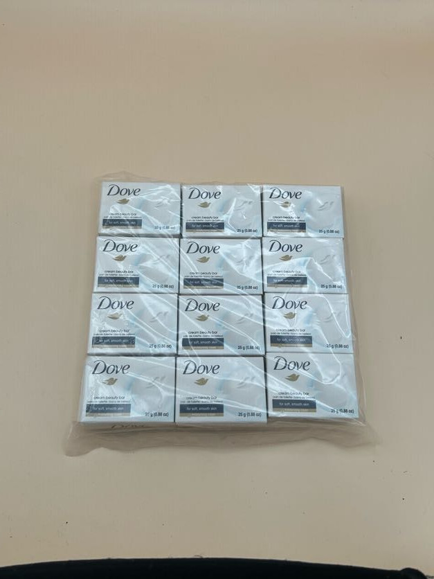 Dove Cream Beauty Bar Travel Size Soap .88 oz each 12 PACK Moisturizing Classic