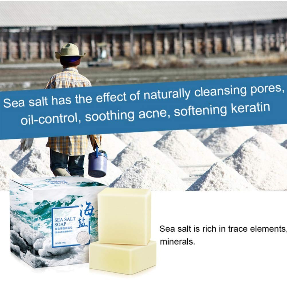 Moisturizing Goat Milk Exfoliating Soap with Sea Salt – 3.52 Oz for Radiant Skin