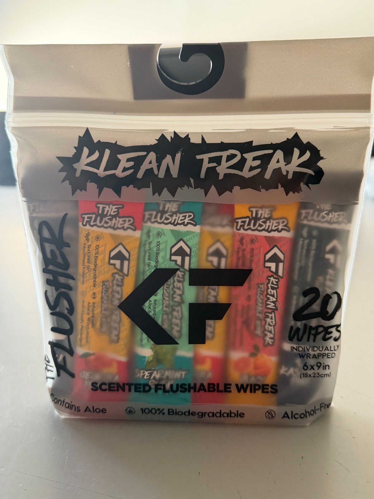 Klean Freak Scented Flushable Wipes