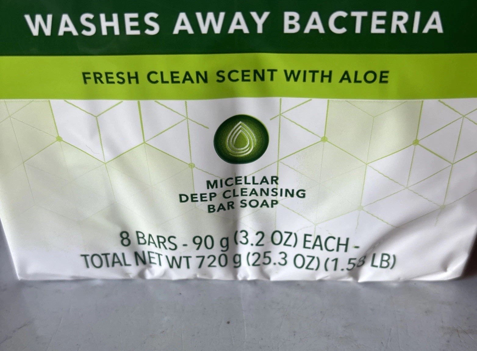 Safe-Guard Micellar Deep Cleansing Bath Bar Soap 99% Bacteria-Free 8 Bars