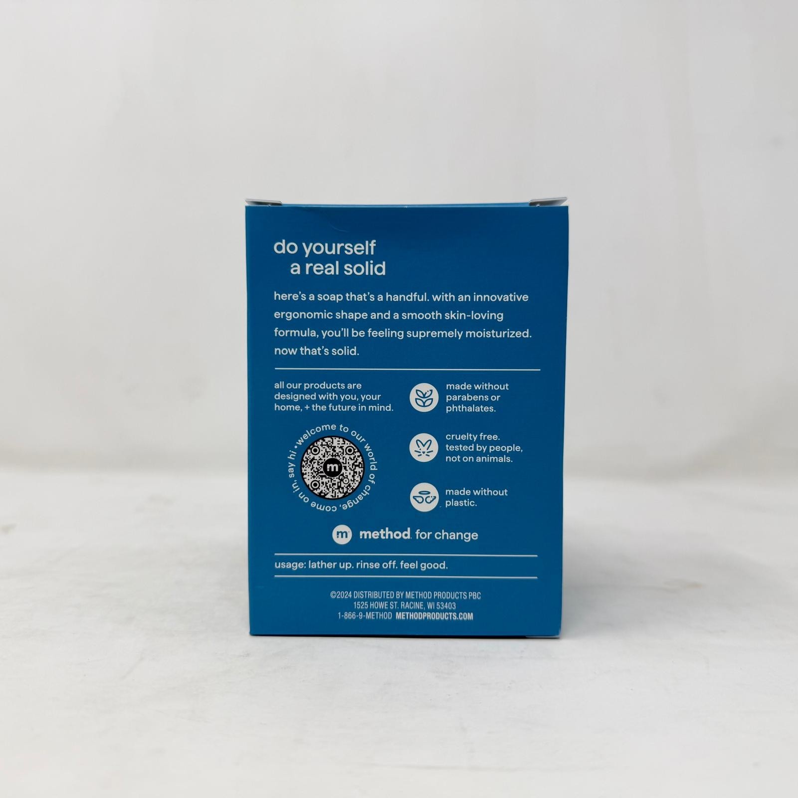 3-Pack Method Men’s Body Wash Bar Soap, Glacier + Granite, 5oz, 2 Count (6 Bars)