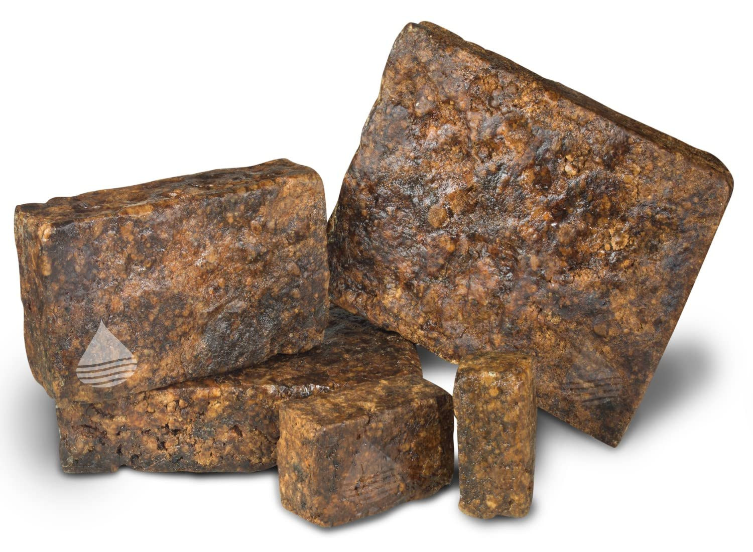 Raw African Black Soap 8Oz 100% Raw Natural Soap for Acne, Eczema, Psoriasis, Sc