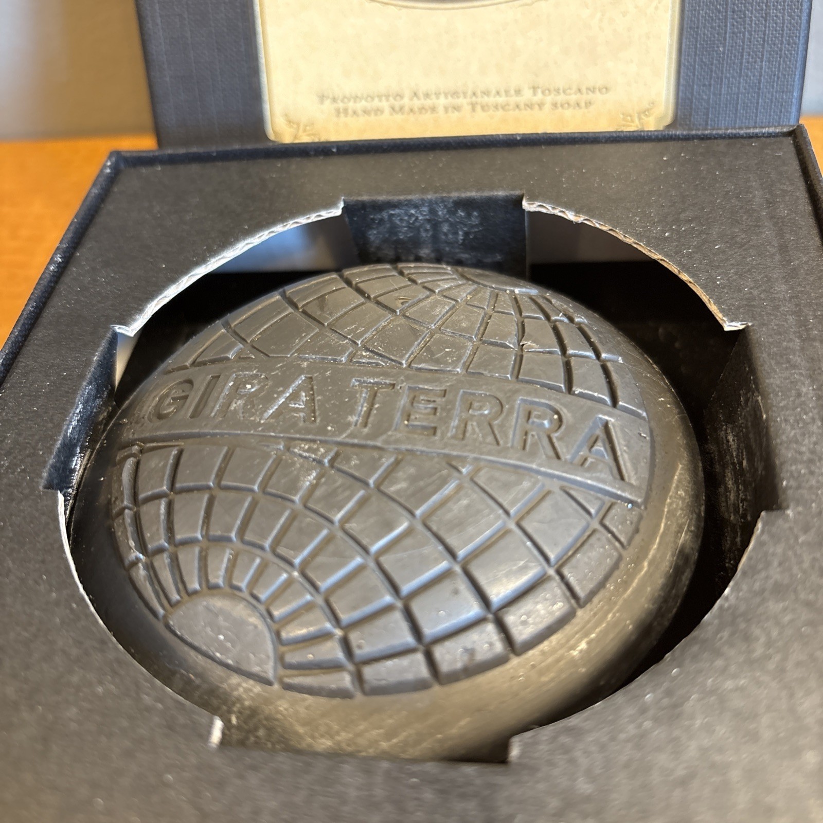 Alighiero Campostrini Giraterra Black Luxury Soap No. 125 Gift Boxed 220g Italy
