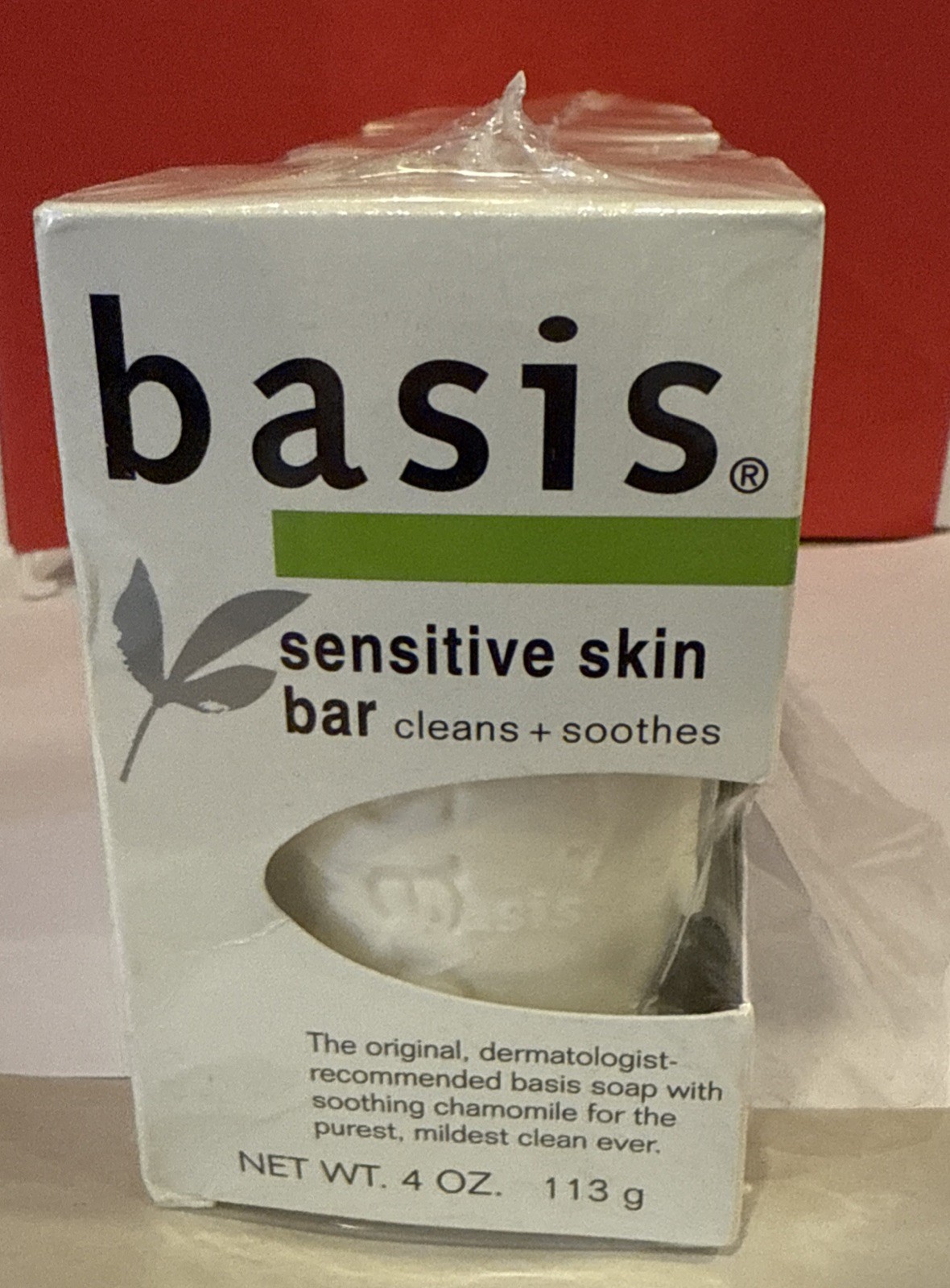Basis Sensitive Skin Bar Soap for Body, Hands and Face, 4 Ounce (Pack of 6)