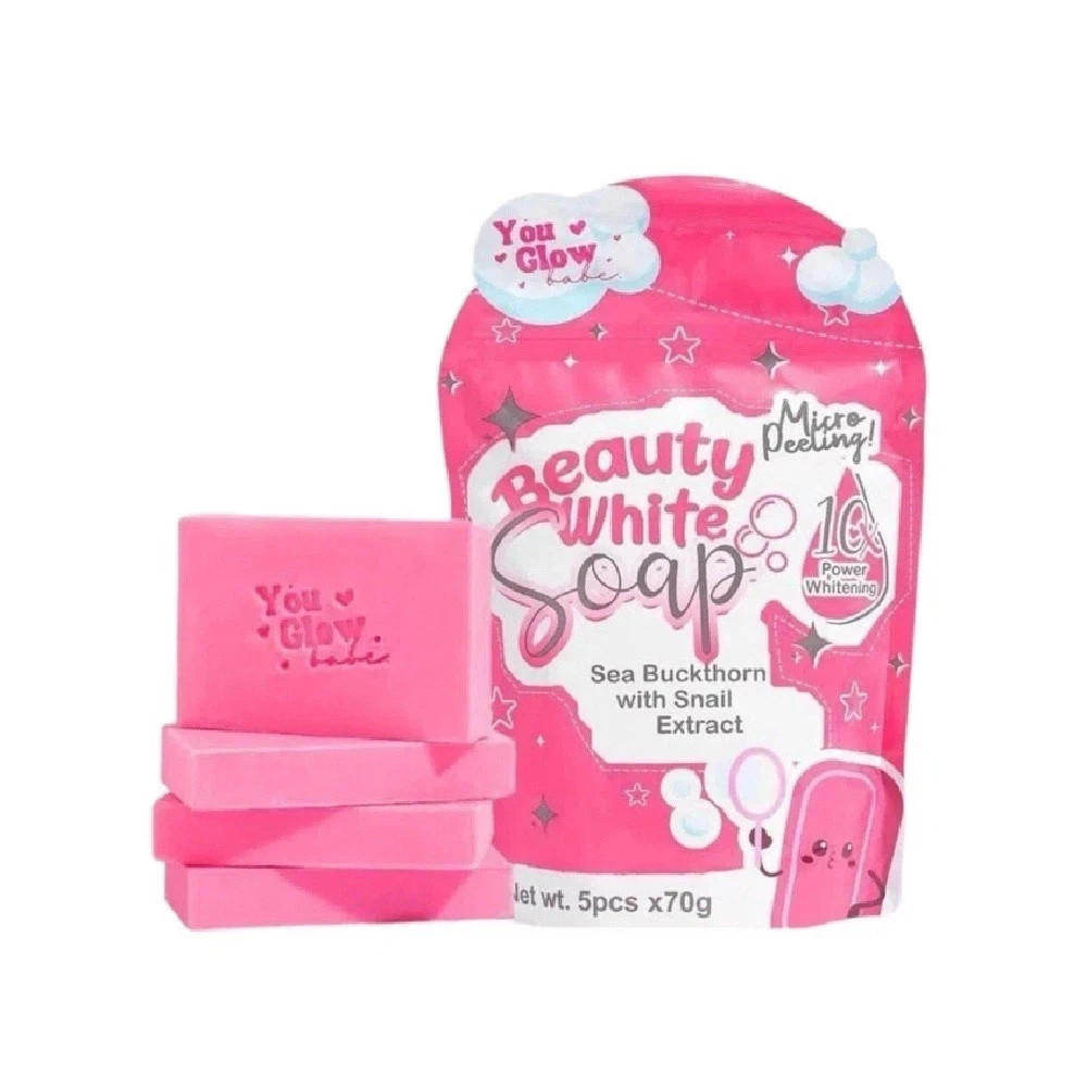 Beauty White Soap by You Glow Babe 5 Bars x 70g – 2 Pack