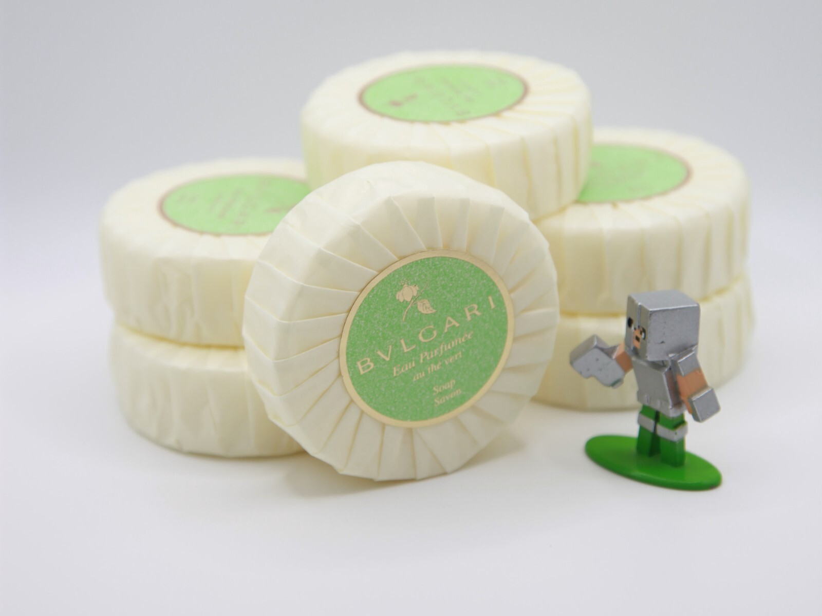 BVLGARI Au The Vert (Green Tea) Resort Soap Bar, Pack of 6 – 6×2.6oz (6x75gr)