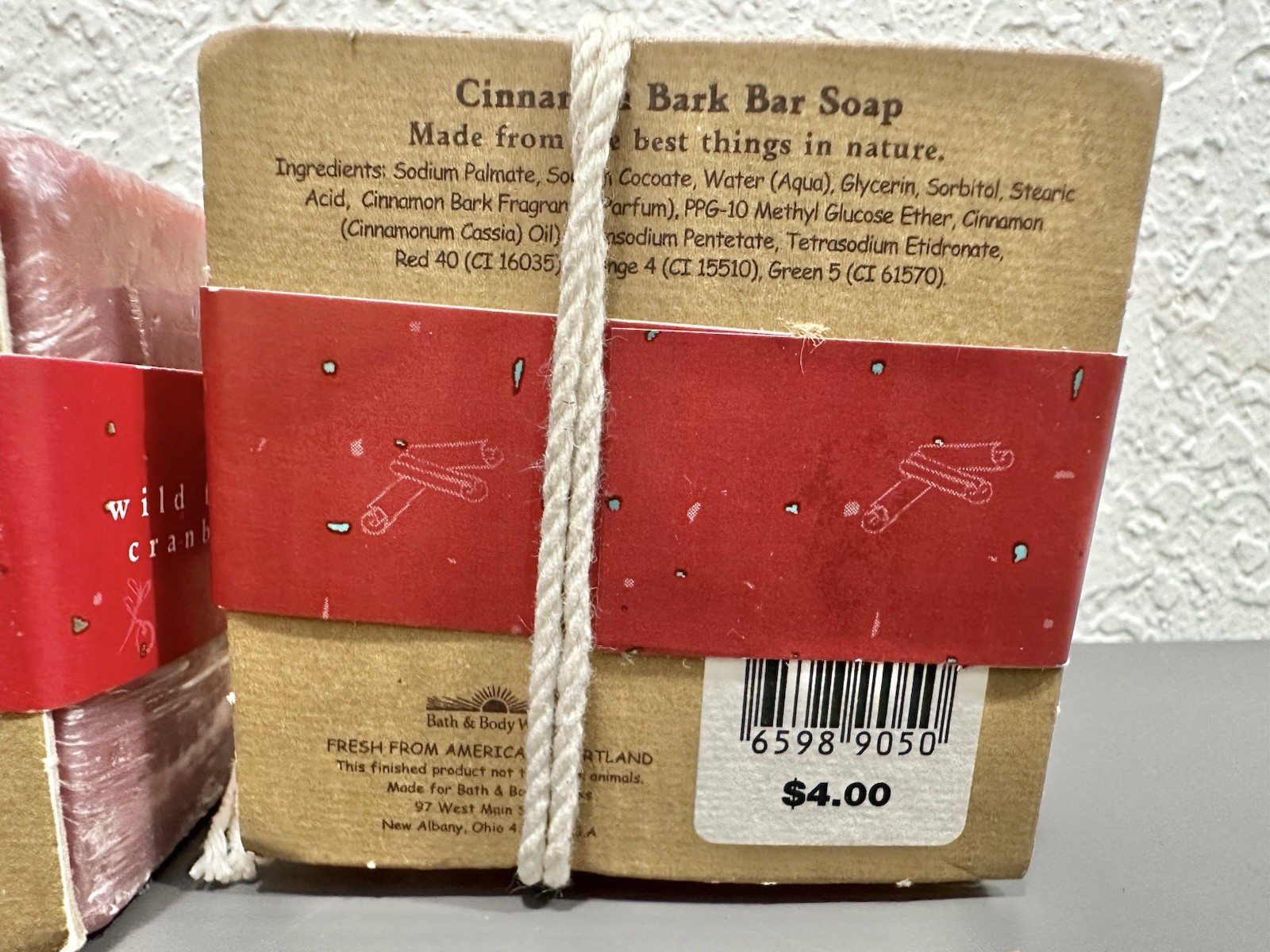 Vintage Lot Of 4 Bath And Body Works Bar Soaps 6.3 Oz Fresh Pineapple + Read Des