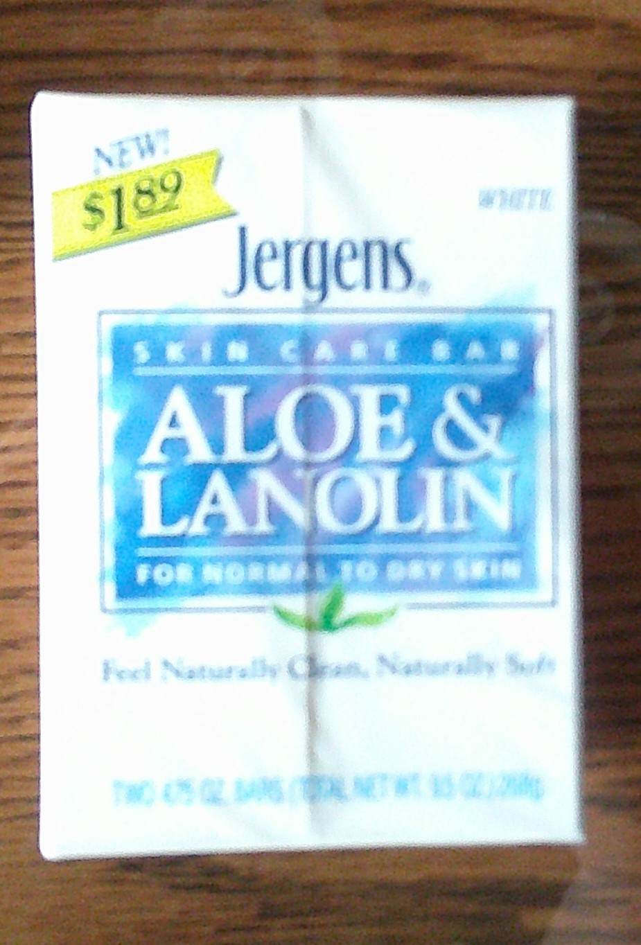 NEW 1993 JERGENS Aloe & Lanolin Bath Bars Soap Use or Prop (2)