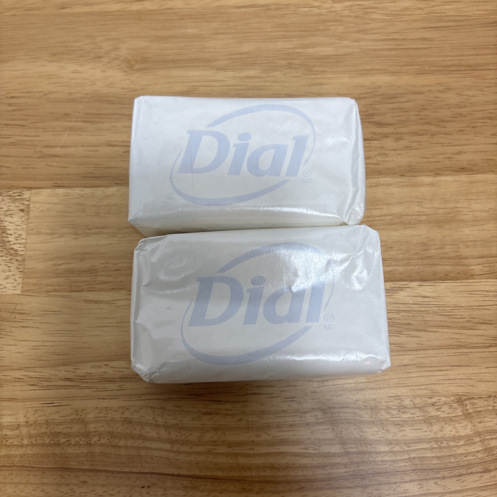 New In Package Dial Antibacterial Soap 4 oz Bars (2 bars) Individually Wrapped