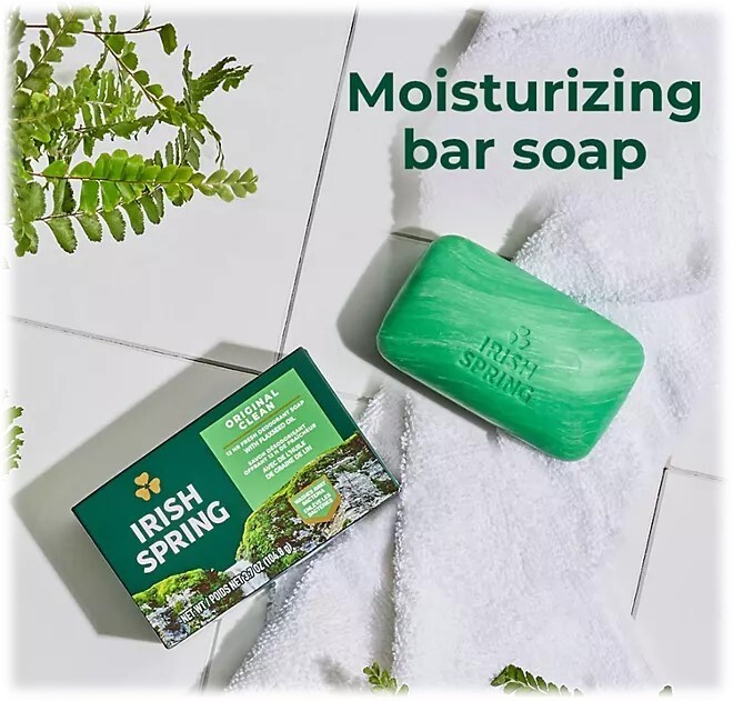 Irish Spring Bar Soap, Original Clean 4 oz. -10 bars