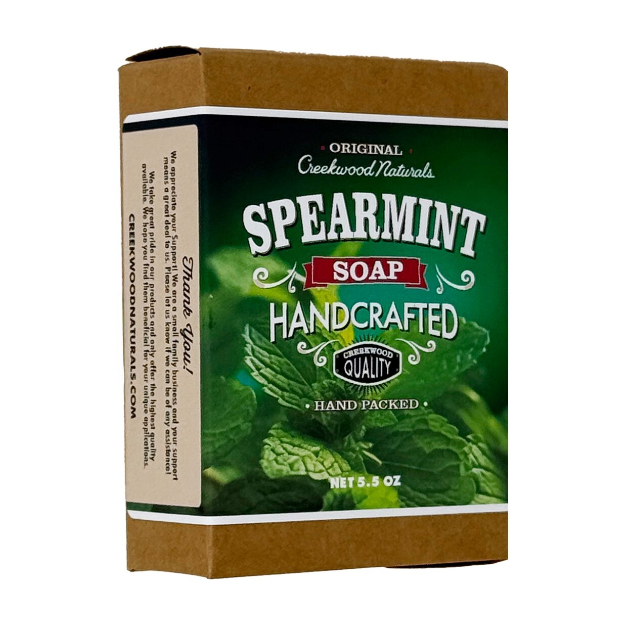 Handcrafted Spearmint Soap Bar – American Made All Natural Soap with Spearmint