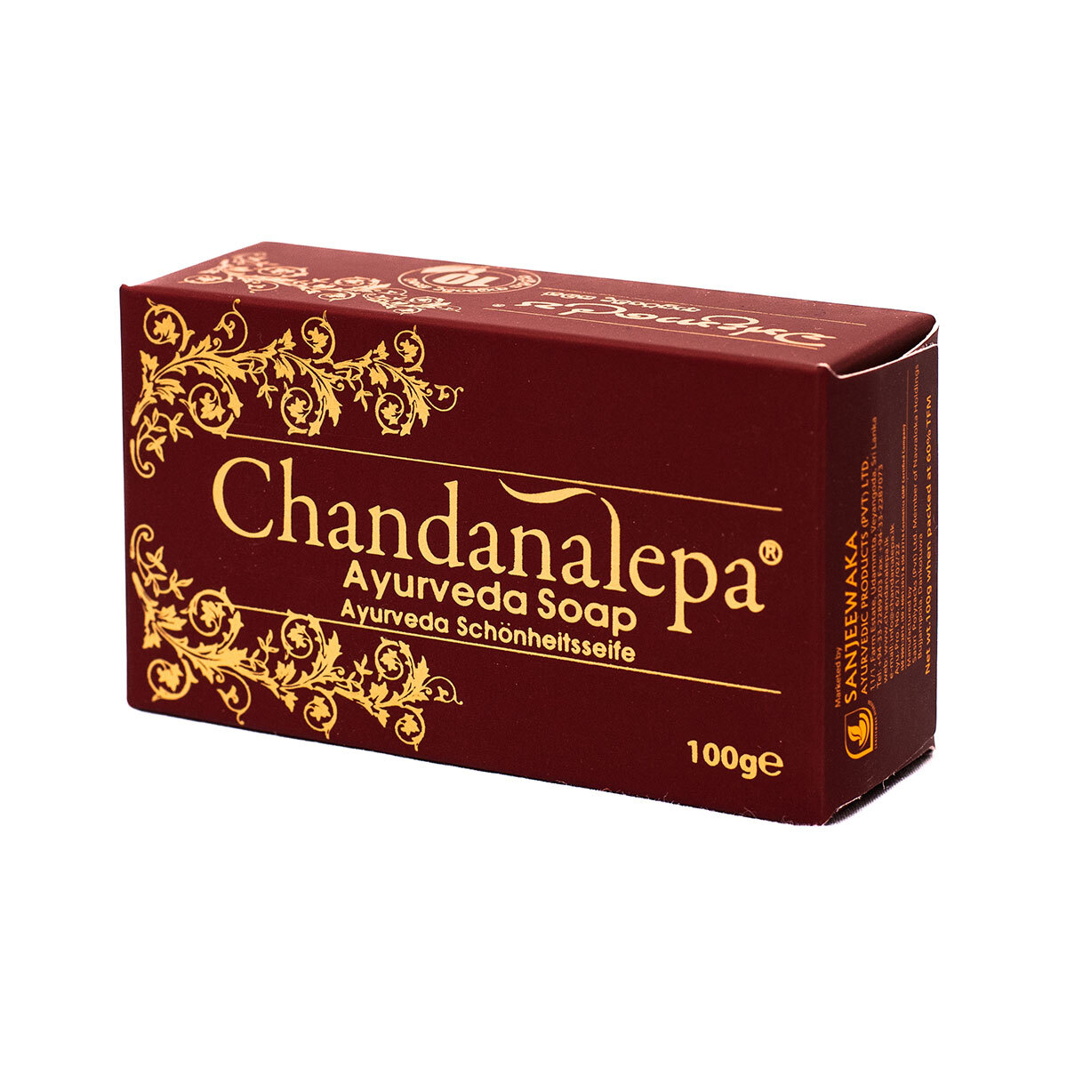 Ayurvedic Soap Chandanalepa Ceylon Beauty Soap Beauty Body 100% Natural