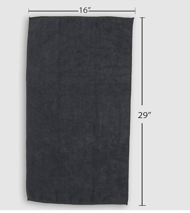 Fromm Softees Microfiber Salon Hair Towels 16″ x 29″ (black ) 5 Count