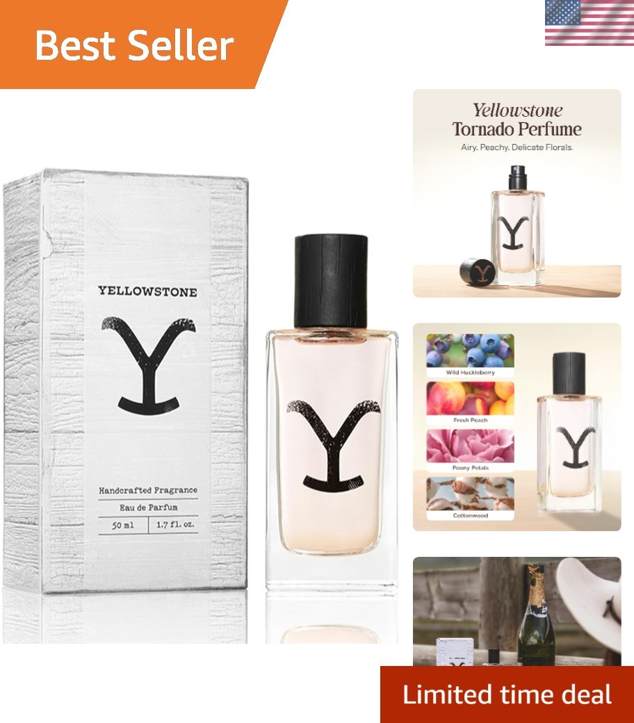Yellowstone Women’s Perfume by Tru Western, 1.7 fl oz 50 ml – Handcrafted, I…