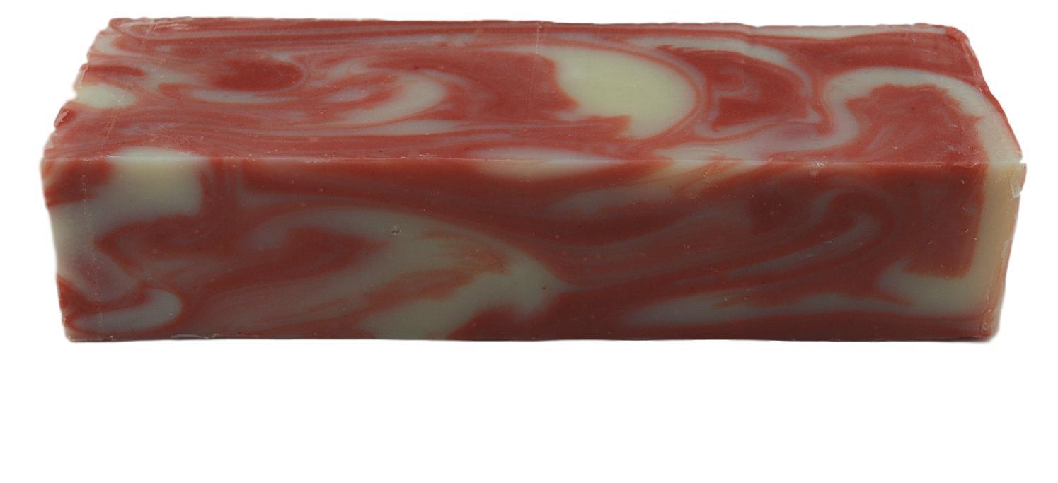 Artisan Bar Soap, Pure and Natural,1 1/2 pound or 3 pound loaf. Peppermint Swirl