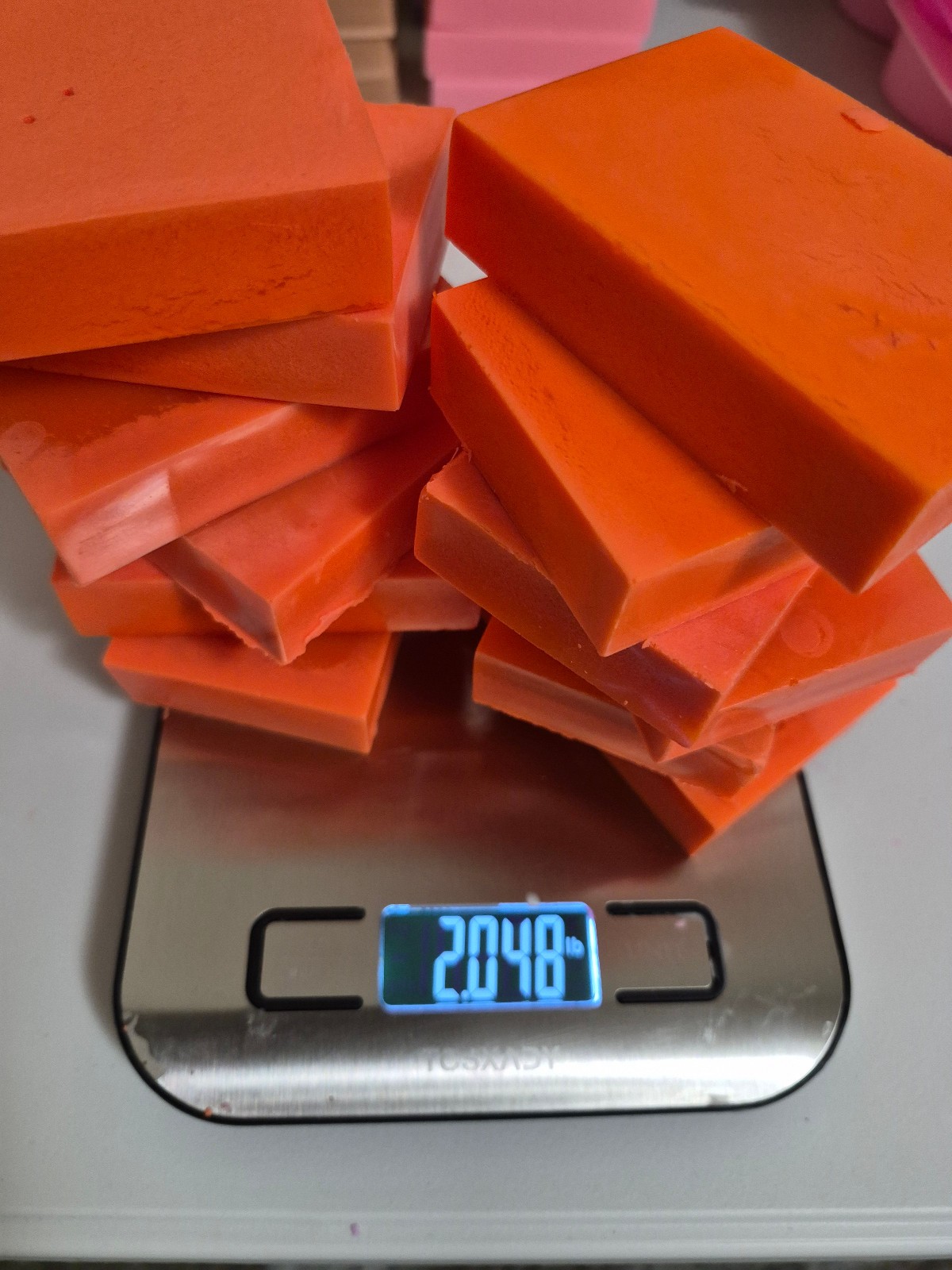 Strawberry handmade soap 12 bars