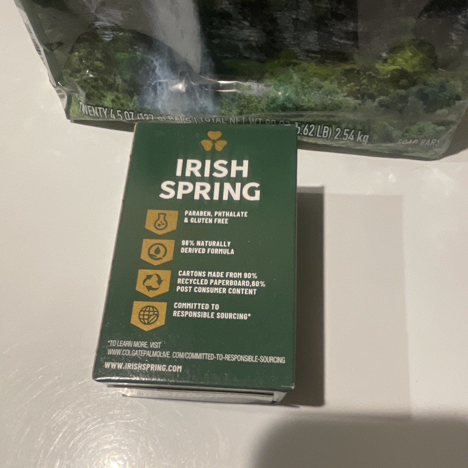 Irish Spring Original Clean Deodorant Soap Bar Flaxseed Oil 4.5 oz Multipack-9