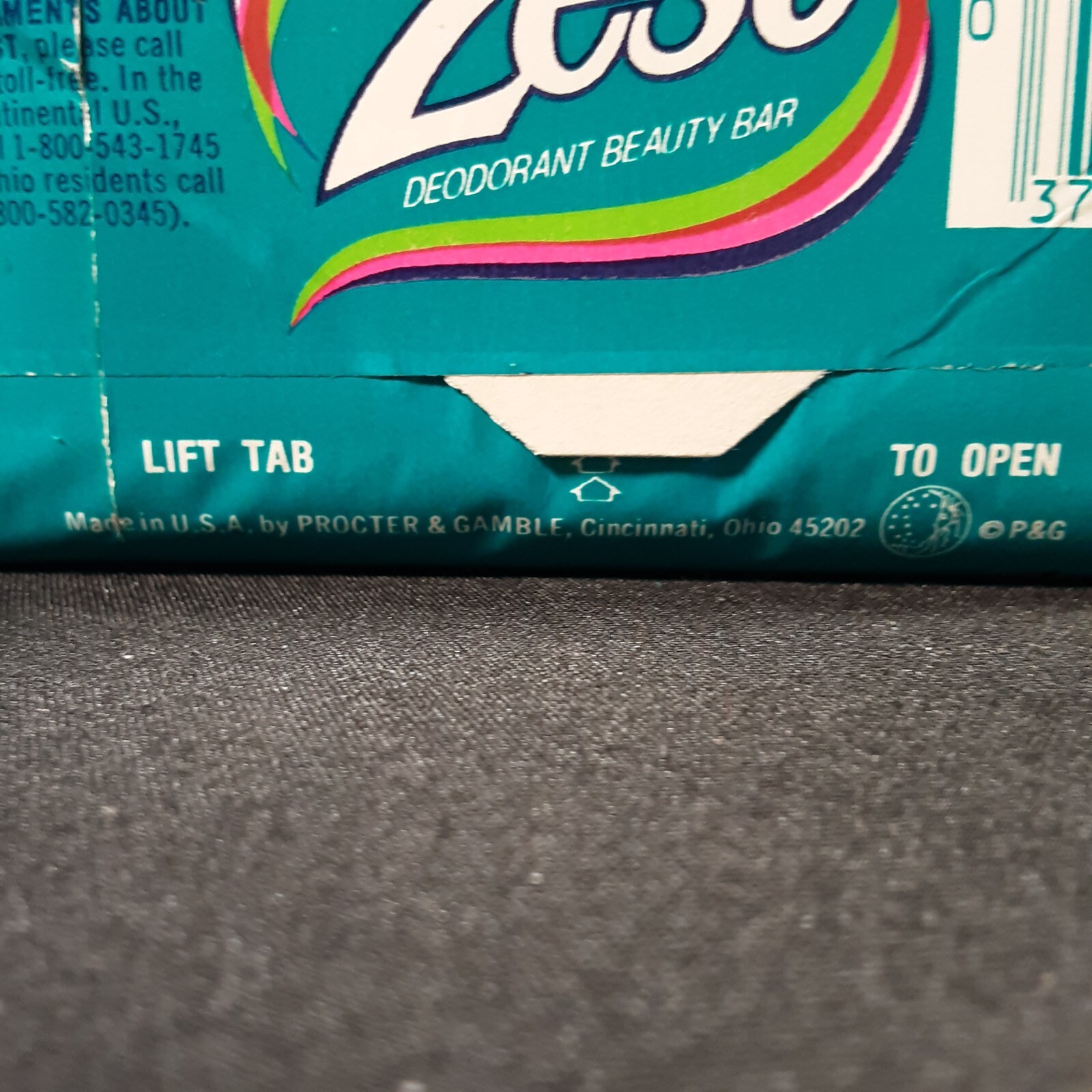2pk Vintage Original Zest Deodorant Bar Soap Size 5-1/2oz Bath Bar NOS