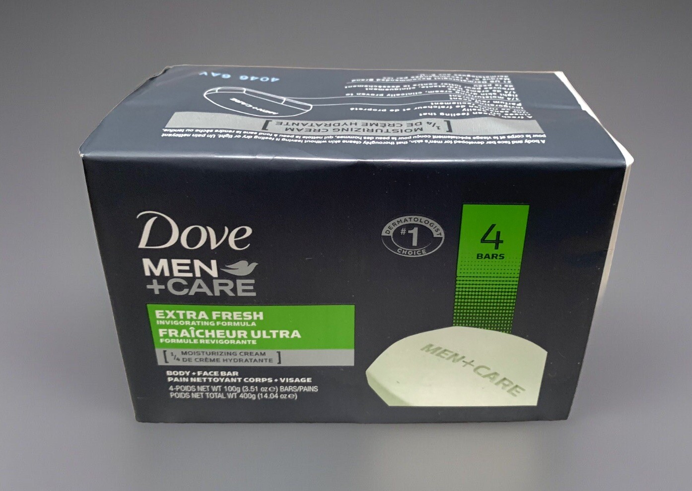 NEW Dove Men+Care 4ct Extra Fresh Moisturizing Bar Soap