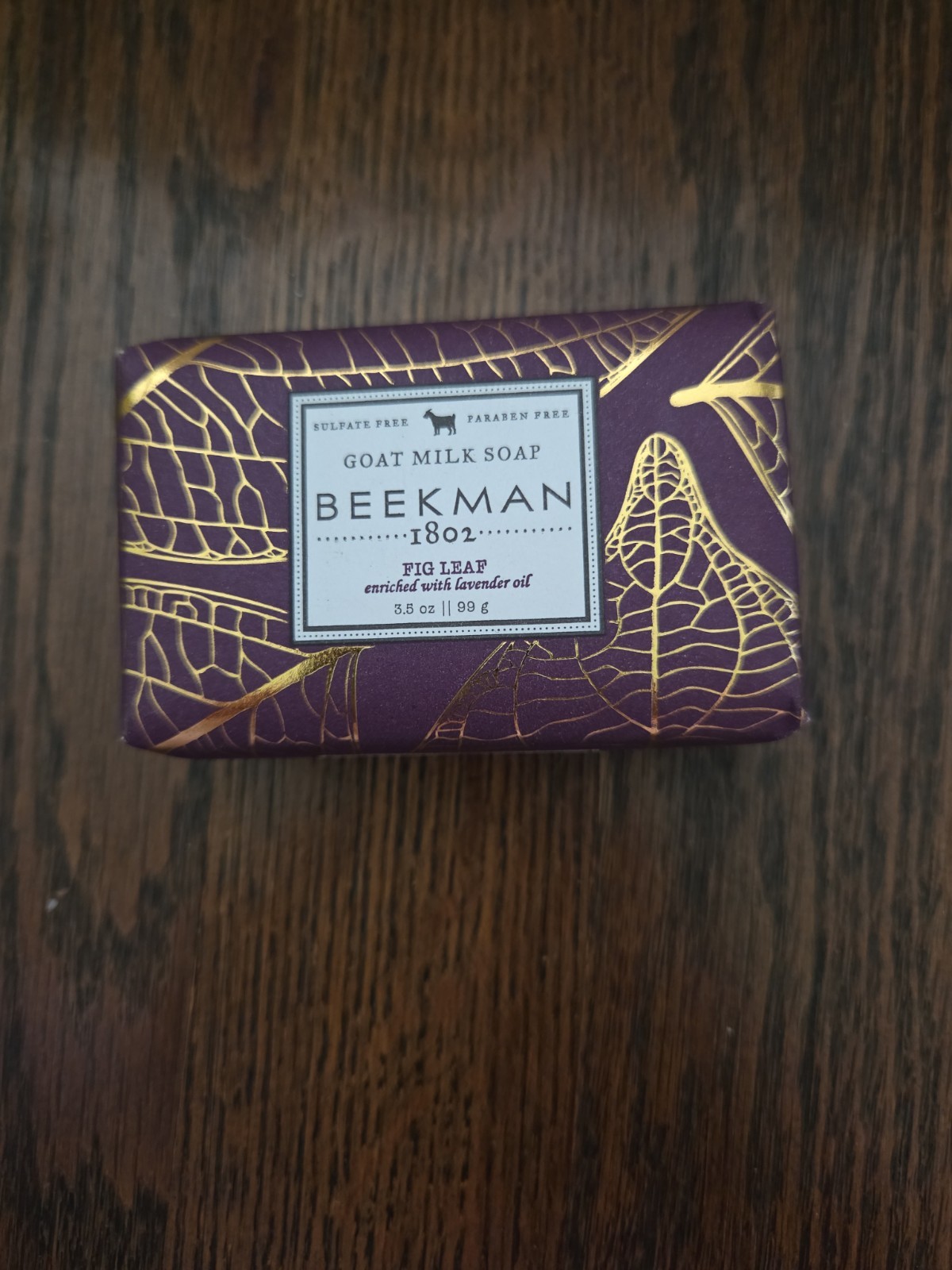 Beekman 1802 FIG LEAF Goat Milk Bar Soap 3.5 Oz New Travel Size