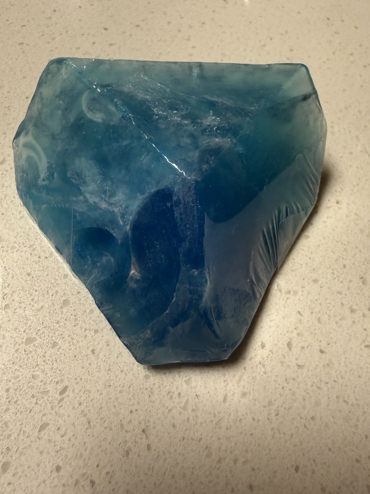 SoapRocks, “Blue Diamond” One 4 Oz Bar, Cool Fresh Fragrance.