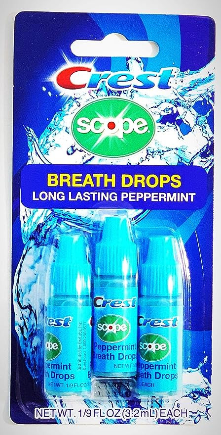 Crest Scope Breath Drops Long Lasting Peppermint, 1 Ct