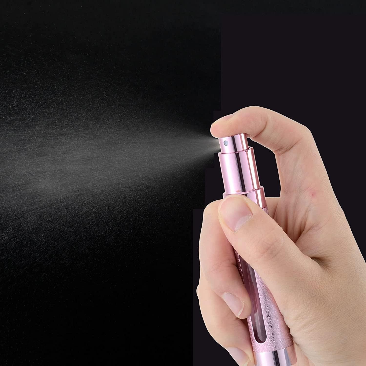 Travel Portable Refillable Perfume Atomizer Bottle 12ML Scent Pump Spray Empty