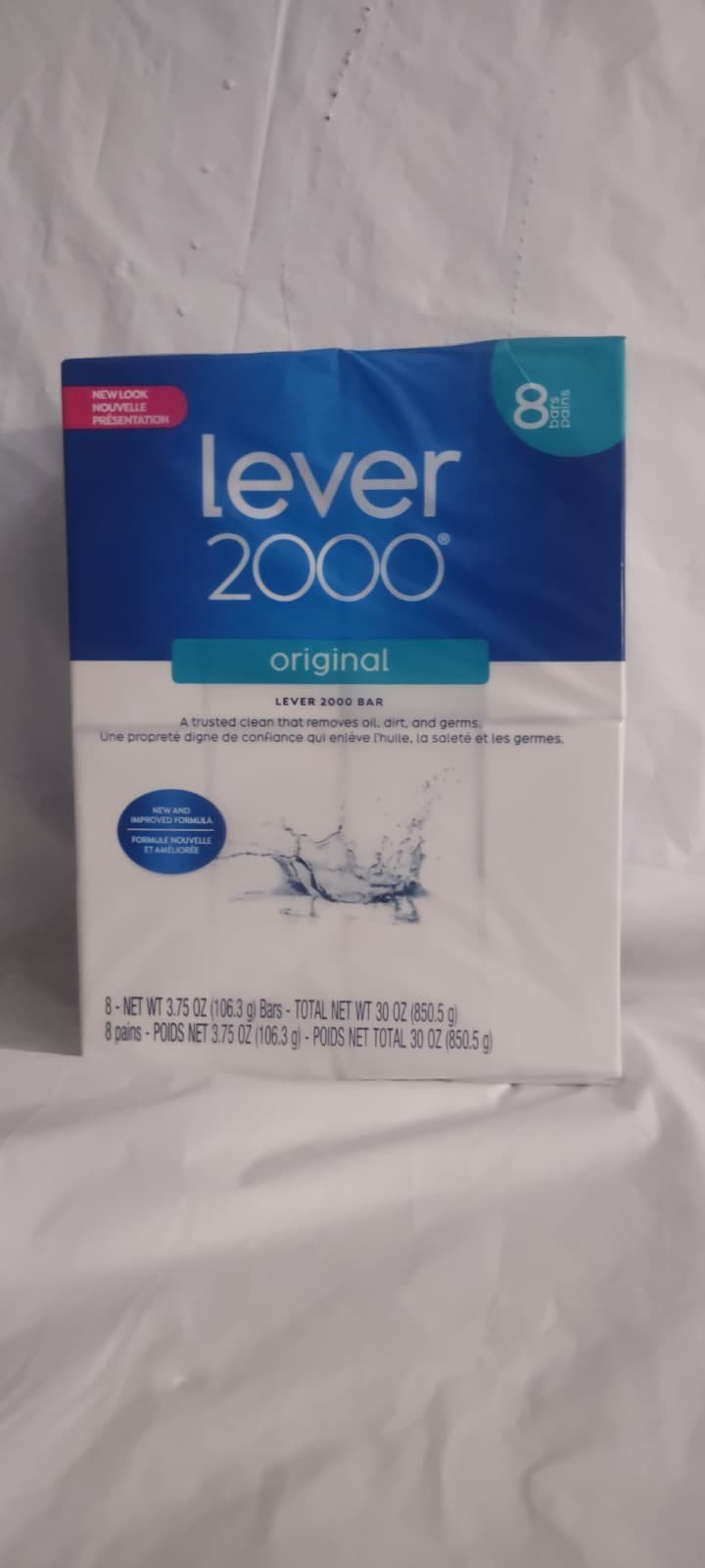 Lever 2000 Original Bar Soap Pack Of 8- 3.75 oz Bars New In Package