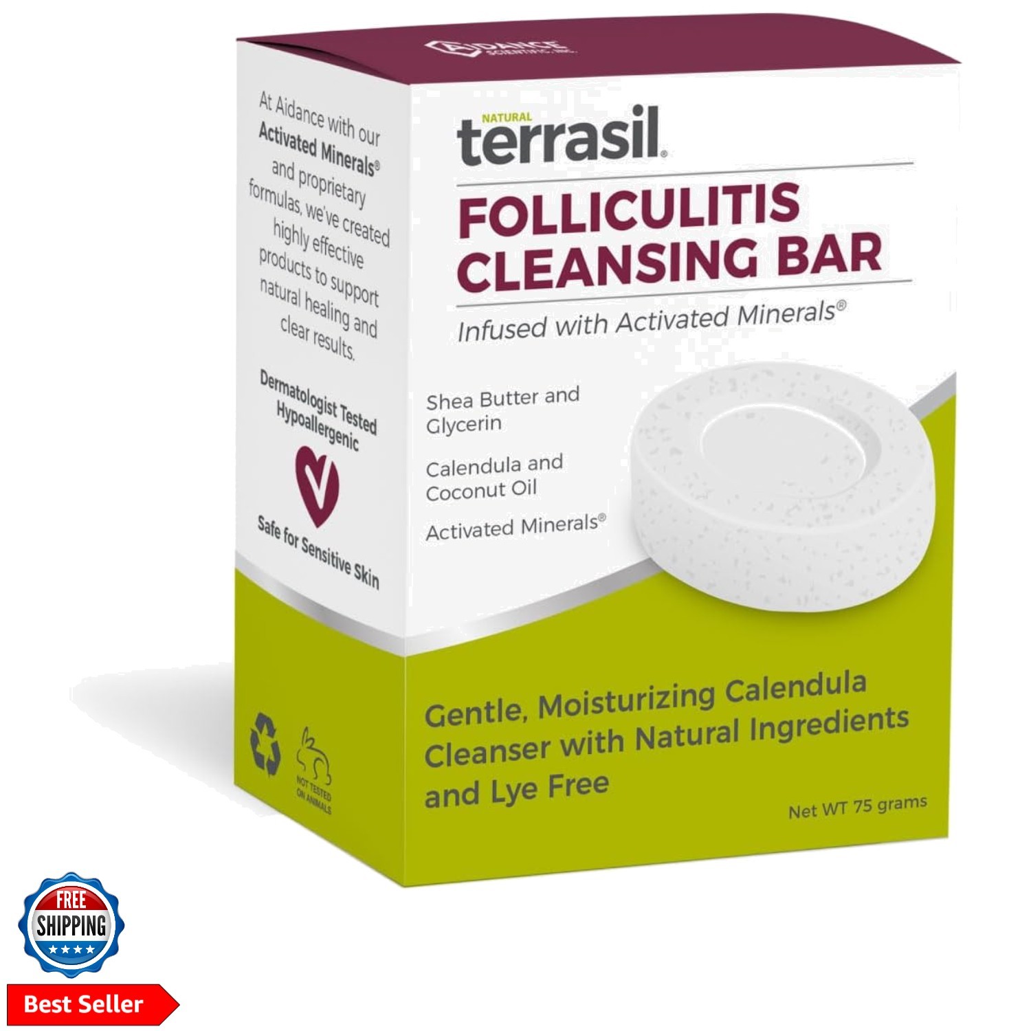 Folliculitis Soap – Soothing Folliculitis Treatment & Care of Ingrown Hair. A…