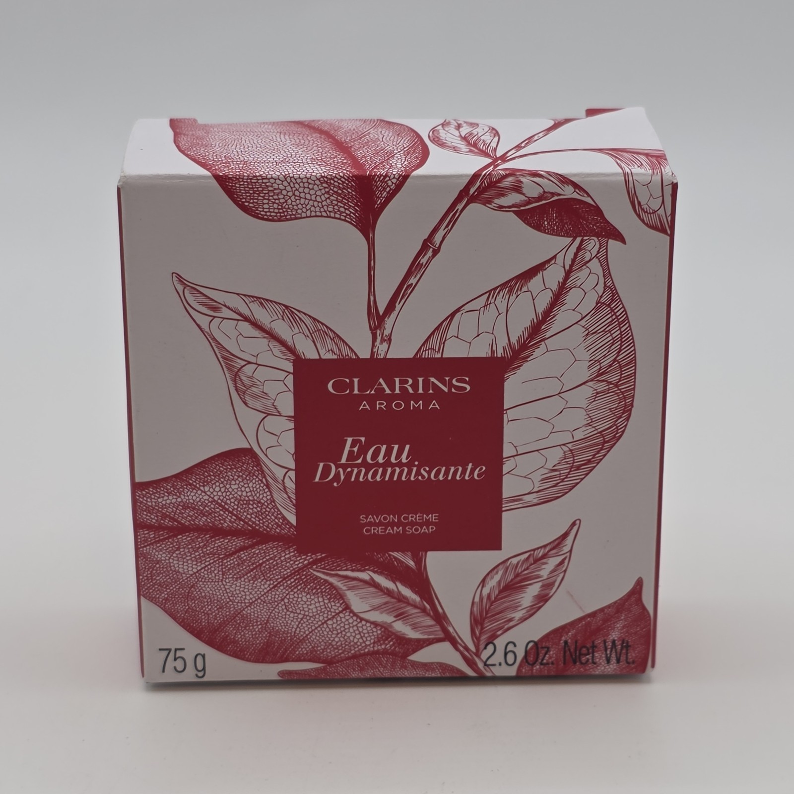 Clarins Aroma Eau Dynamisante Cream Soap Bar 75g 2.6oz New In Box Made In Italy