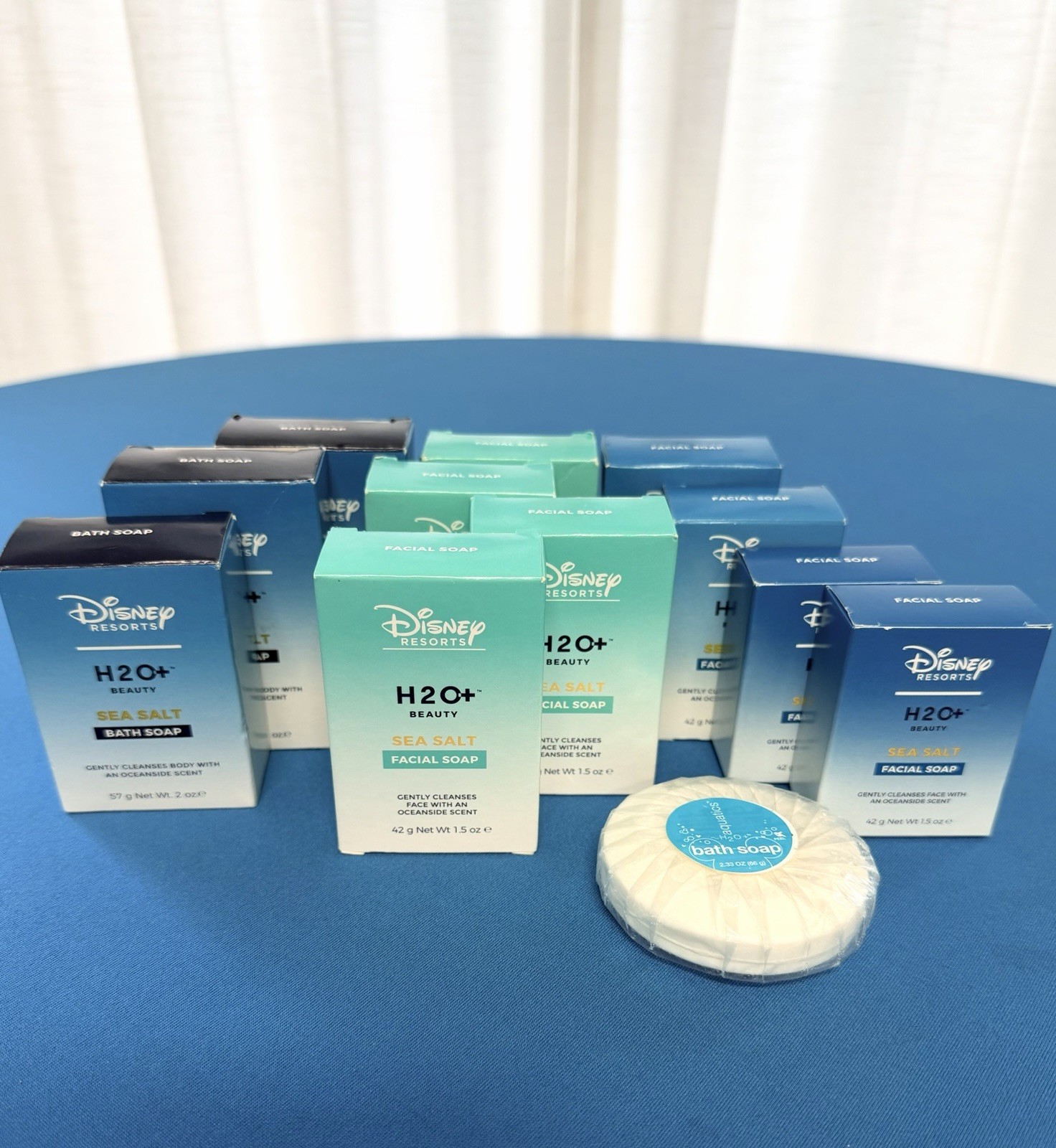 Disney Resorts Parks H2O+ Beauty Sea Salt Facial Soaps (8) & Bath Soaps (4) New