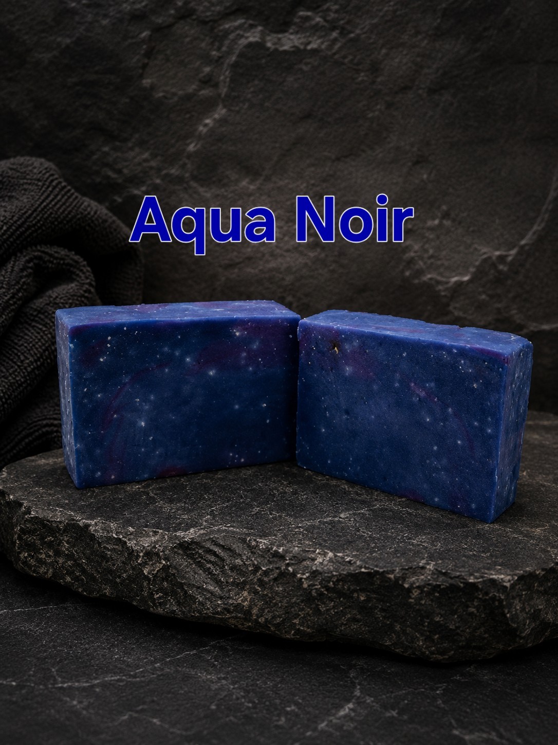 Aqua Noir Handmade Soap Bar – Fresh Clean Masculine Scent – Moisturizing Bar
