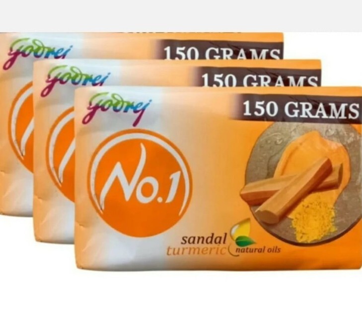 Godrej No1 Sandal And Turmeric Soap 150gm Each (Pack of 6)