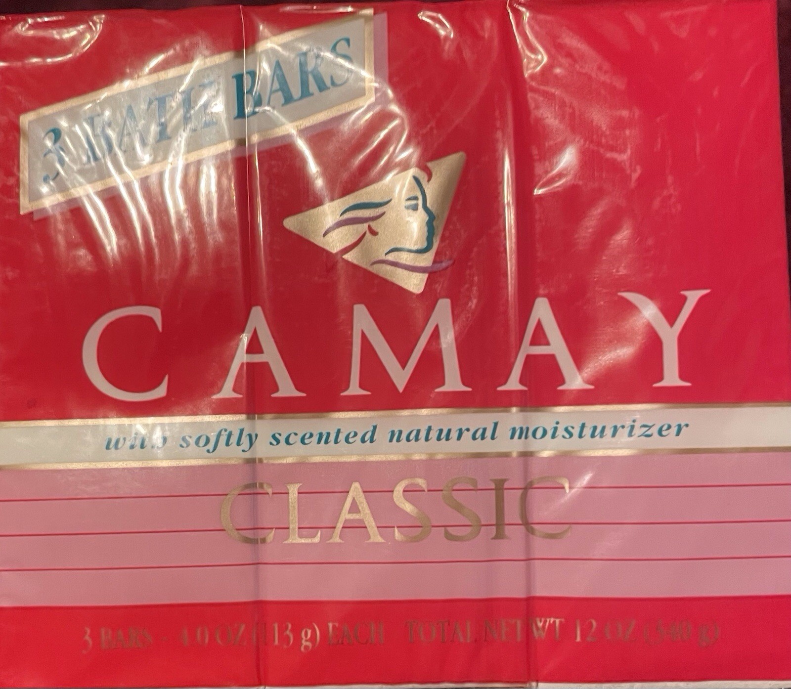 Camay Soap Pink Classic Softly Scented Beauty Bar 3 Packs of (3) bars NEW