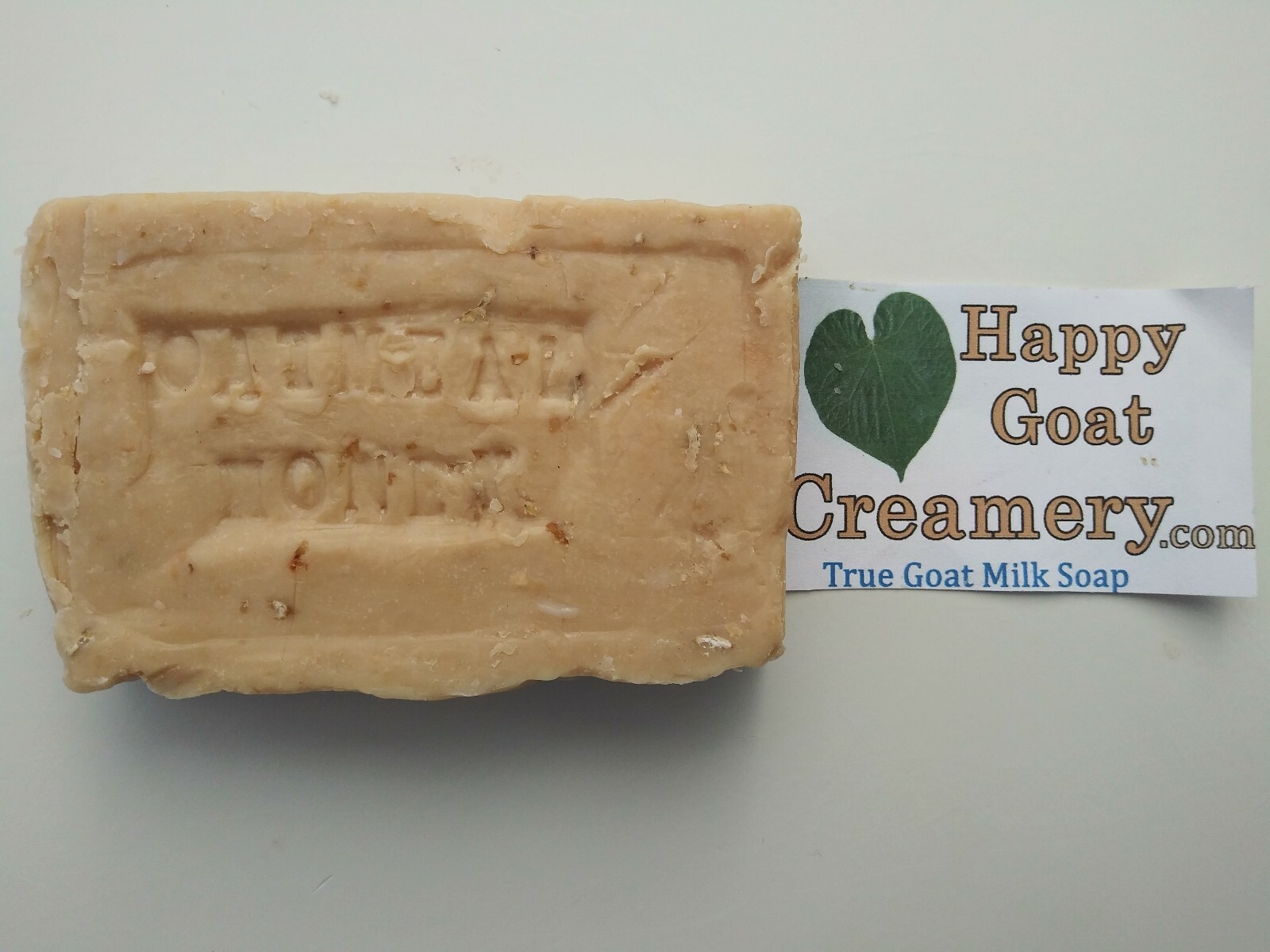 5 BARS CINNAMON OATMEAL HONEY GOAT MILK SOAP HAPPY GOAT CREAMERY CHEAP BEST