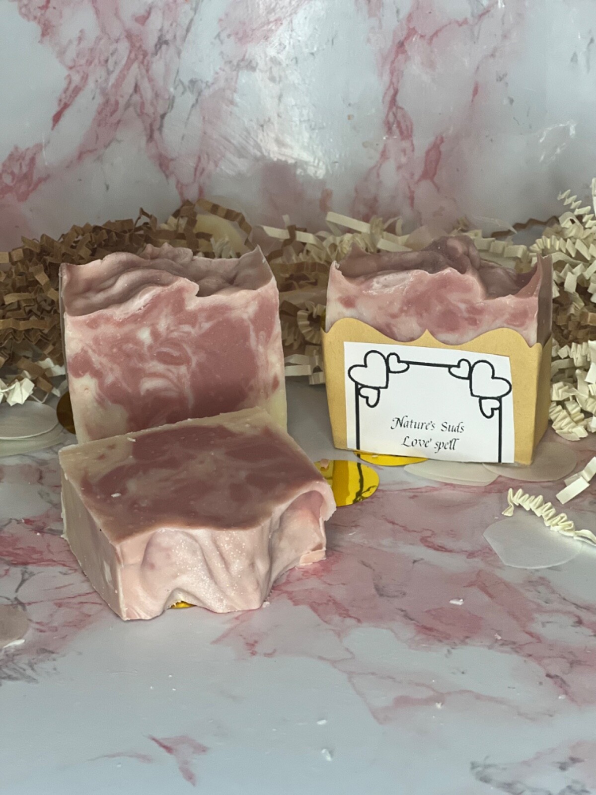 Love spell scented handmade soap (mini)