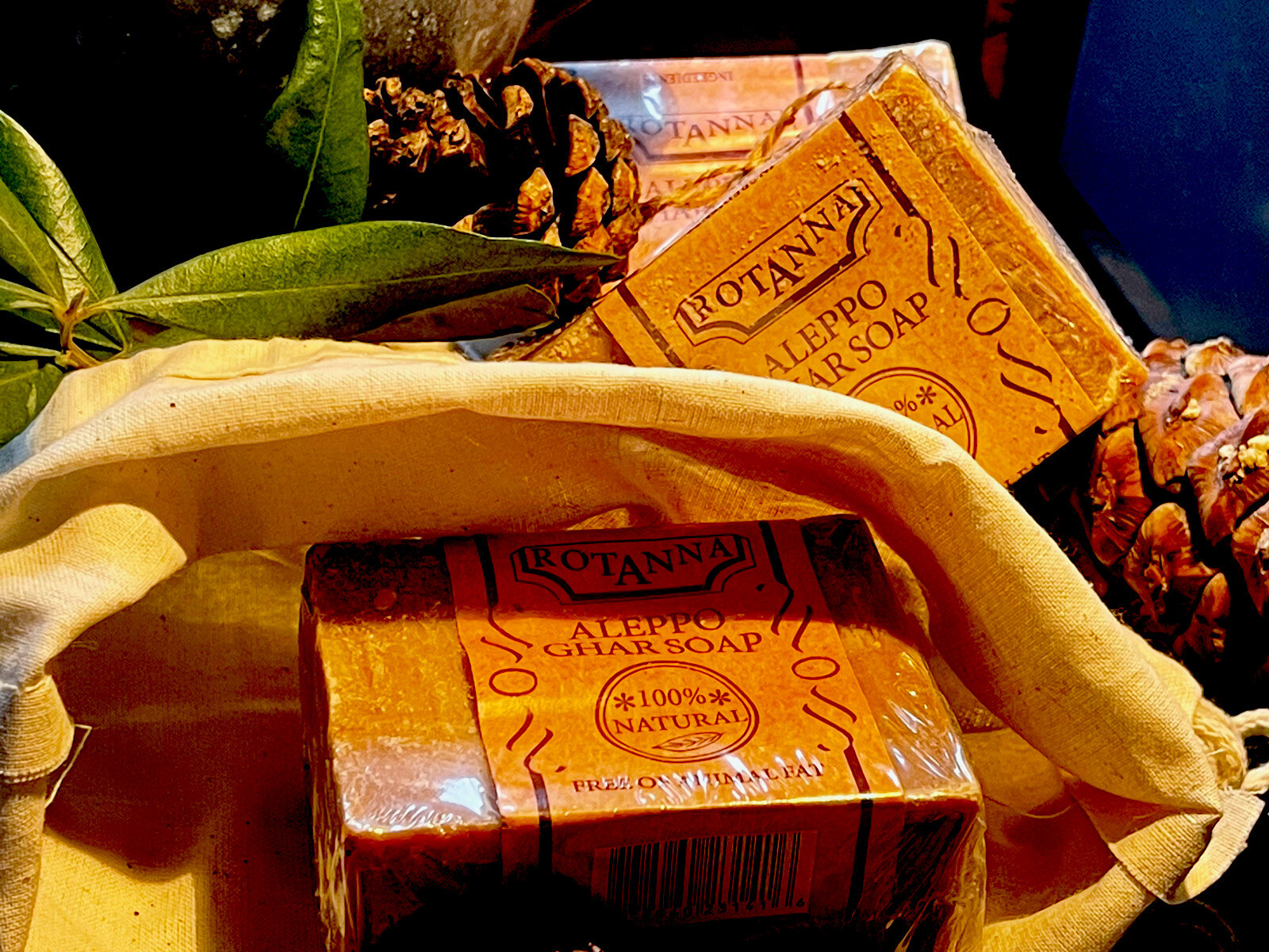 4/PK ALL-NATURAL OLIVE-LAUREL OIL SOAP FOR PSORIASIS ECZEMA ACNE SENSITIVE SKIN.