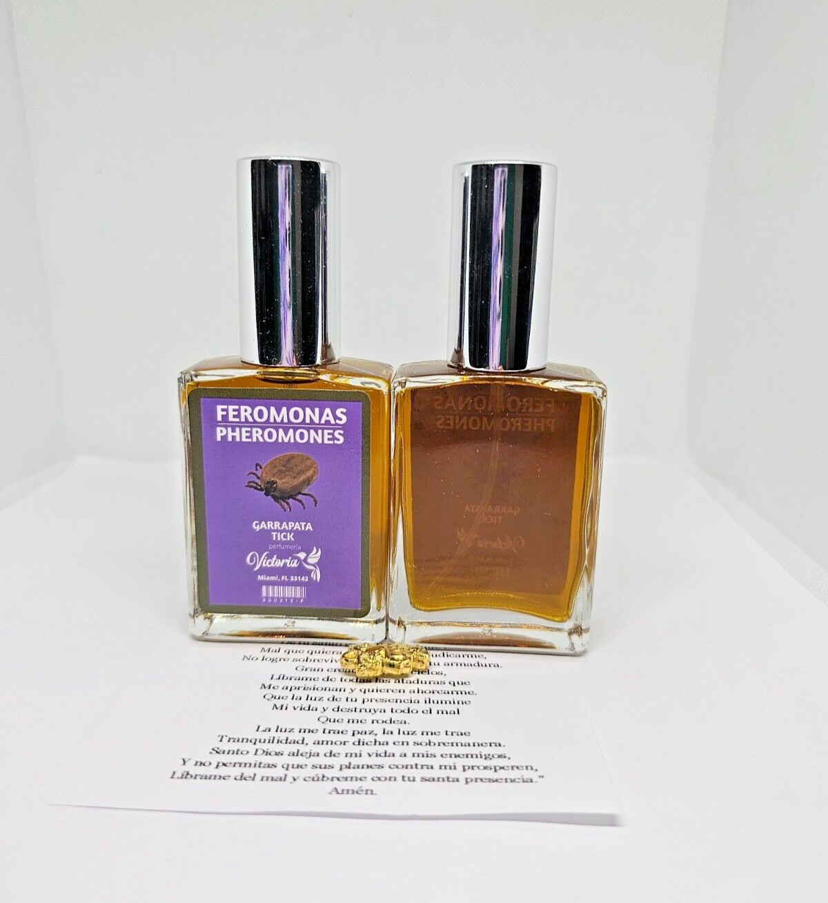 GARRAPATA PERFUME FEROMONAS / TICK PERFUME ATRAE AL SEXO OPUESTO AMOR 1PC