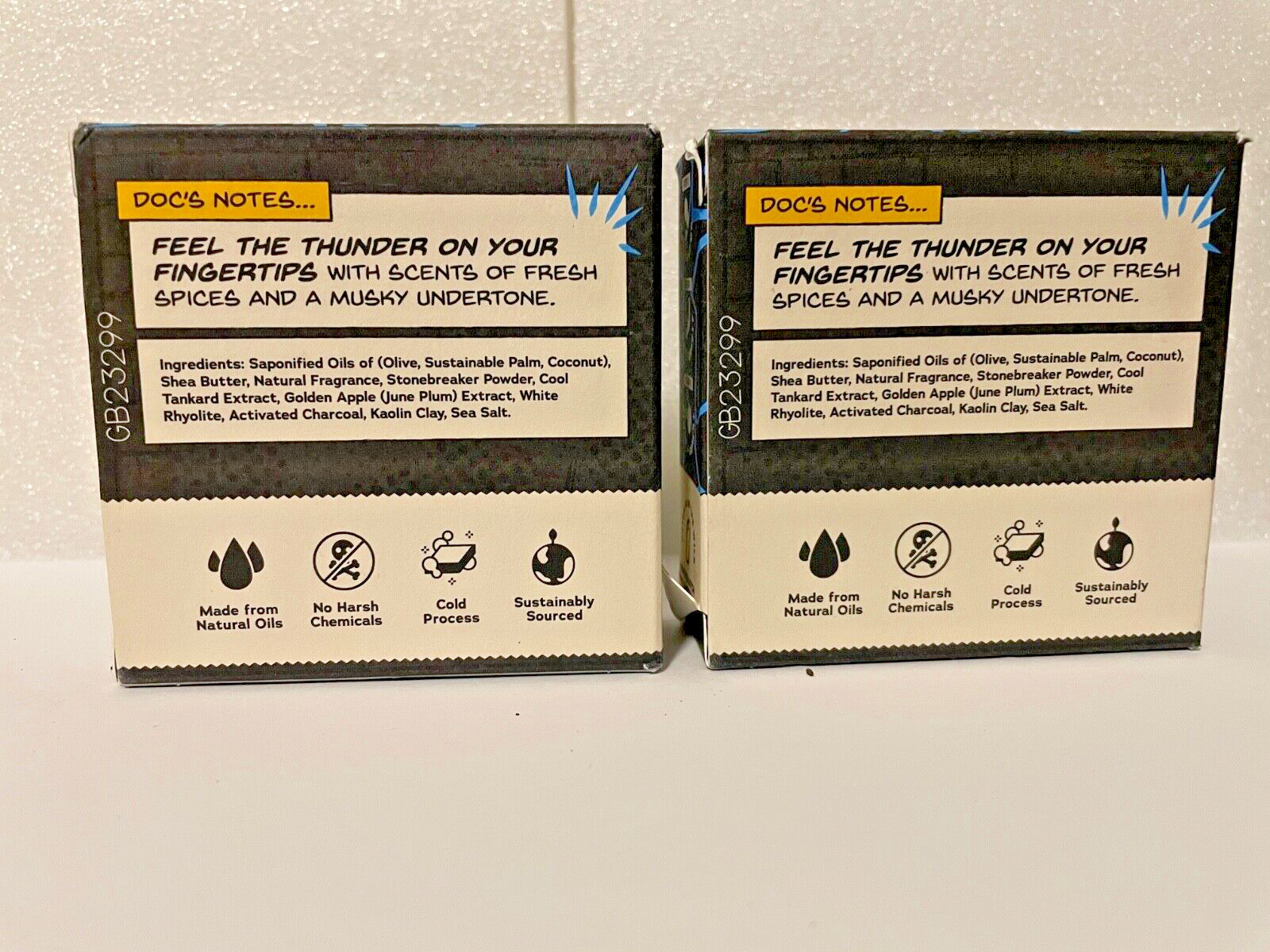 2 Pk – Dr. Squatch Divine Storm Thor Limited Edition Natural Soap Marvel Avenger