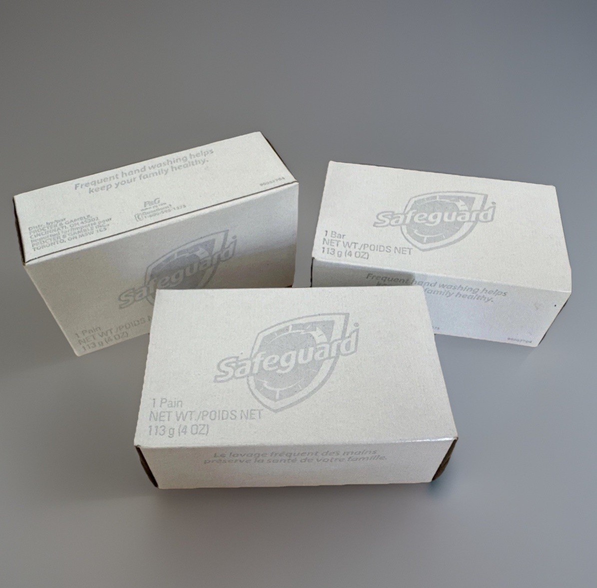 Safe-Guard Antibacterial Bar Soap 4 oz White 3-Bars Unisex Rectangular