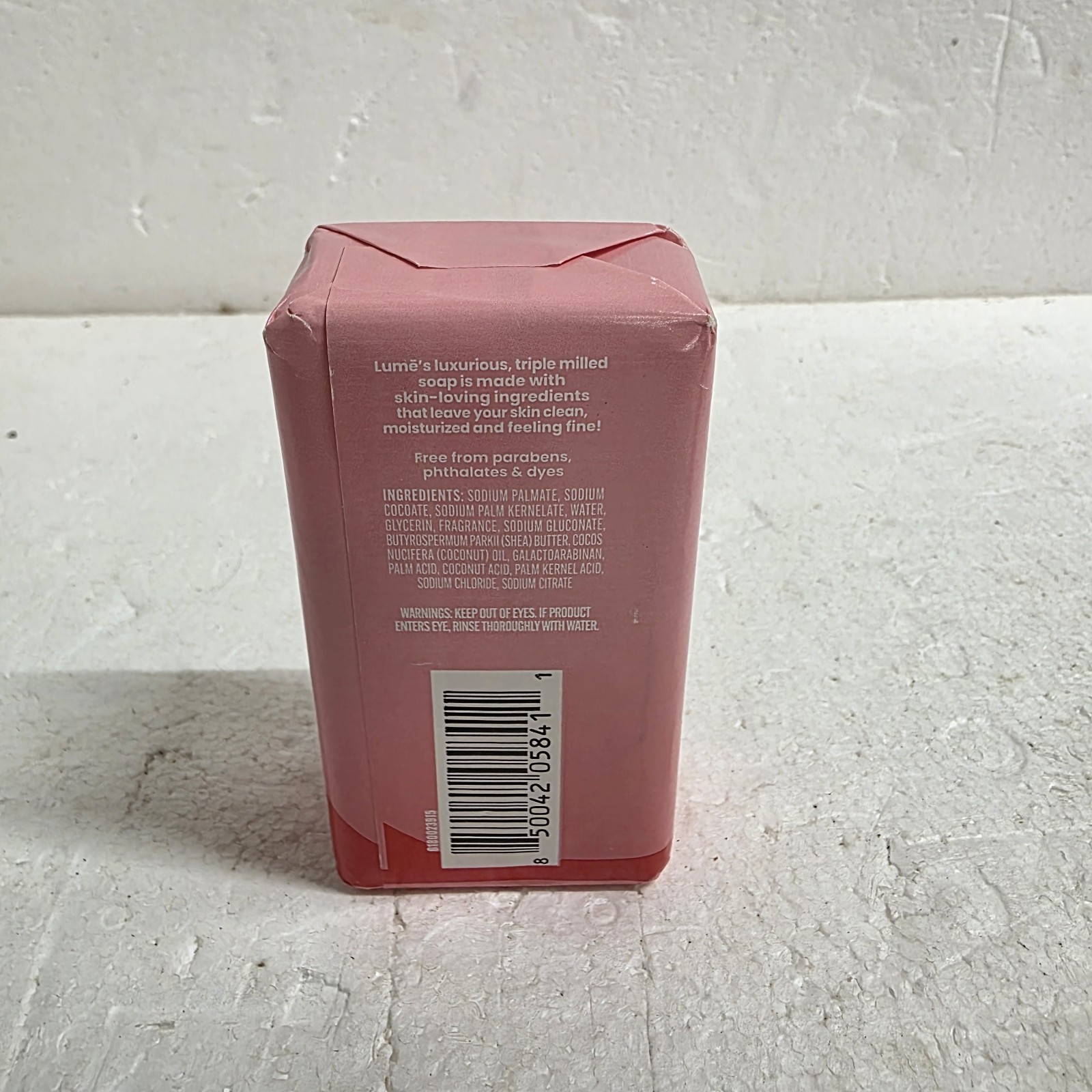 Lume Triple Milled Soap Rich Moisture & Gentle Cleansing New Peony Rose