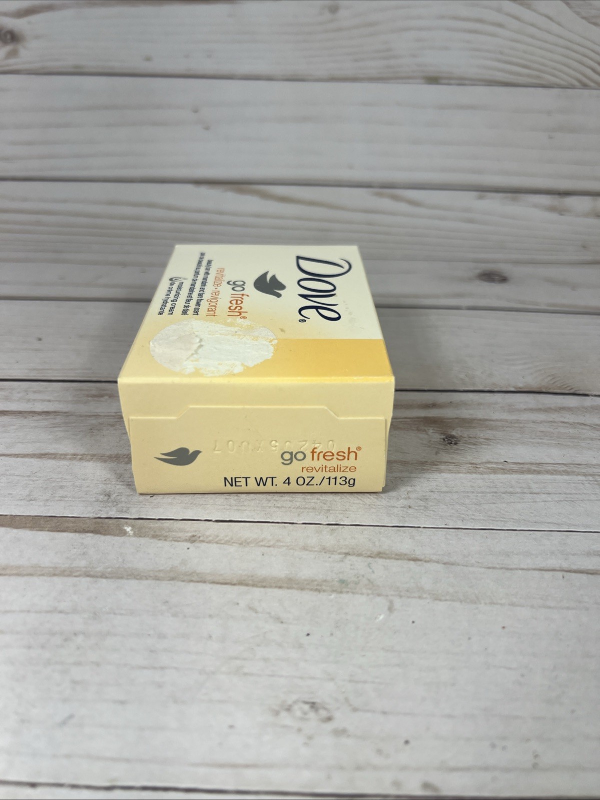 Dove Go Fresh Revitalize Original Mandarin Tiare Flower Scent Bar Soap Bar (3x)