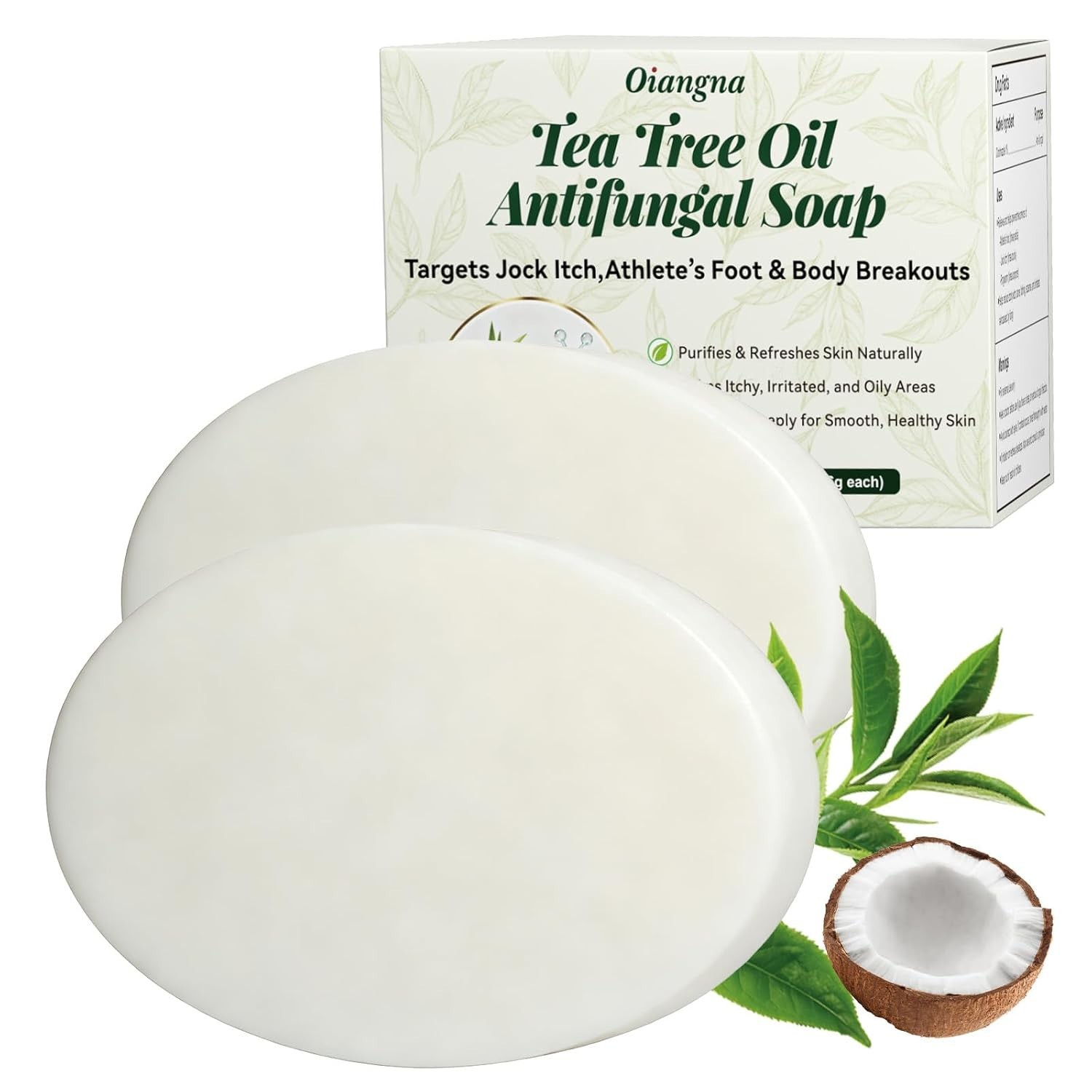 Tea Tree Antifungal Soap Bar – Skin Relief for Acne, Athlete’s Foot & More