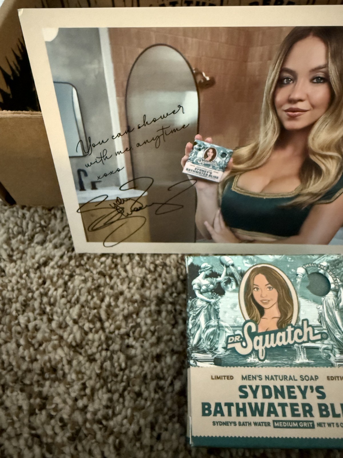 Dr. Squatch x Sydney Sweeney “Sydney’s Bathwater Bliss” Bar Soap – IN HAND #2022