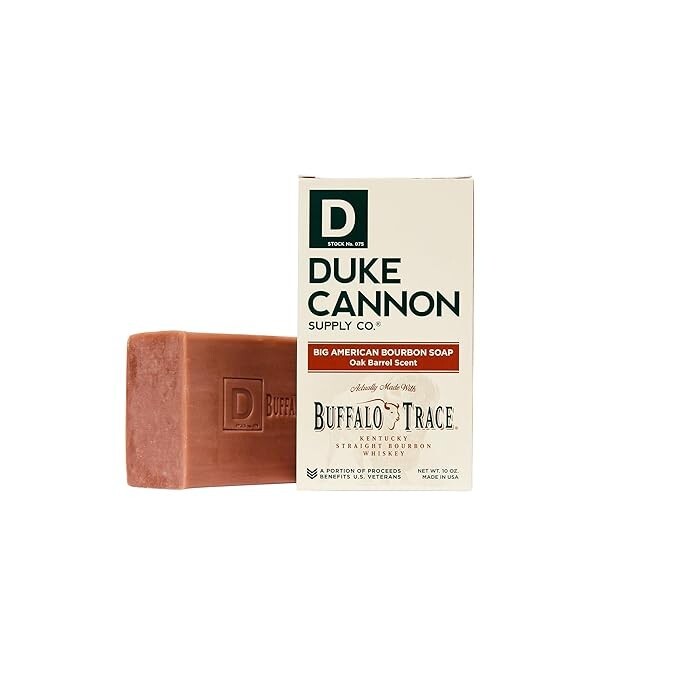 Duke Cannon Big American Bourbon Soap Oak Barrel Scent Big Brick of Soap 10oz