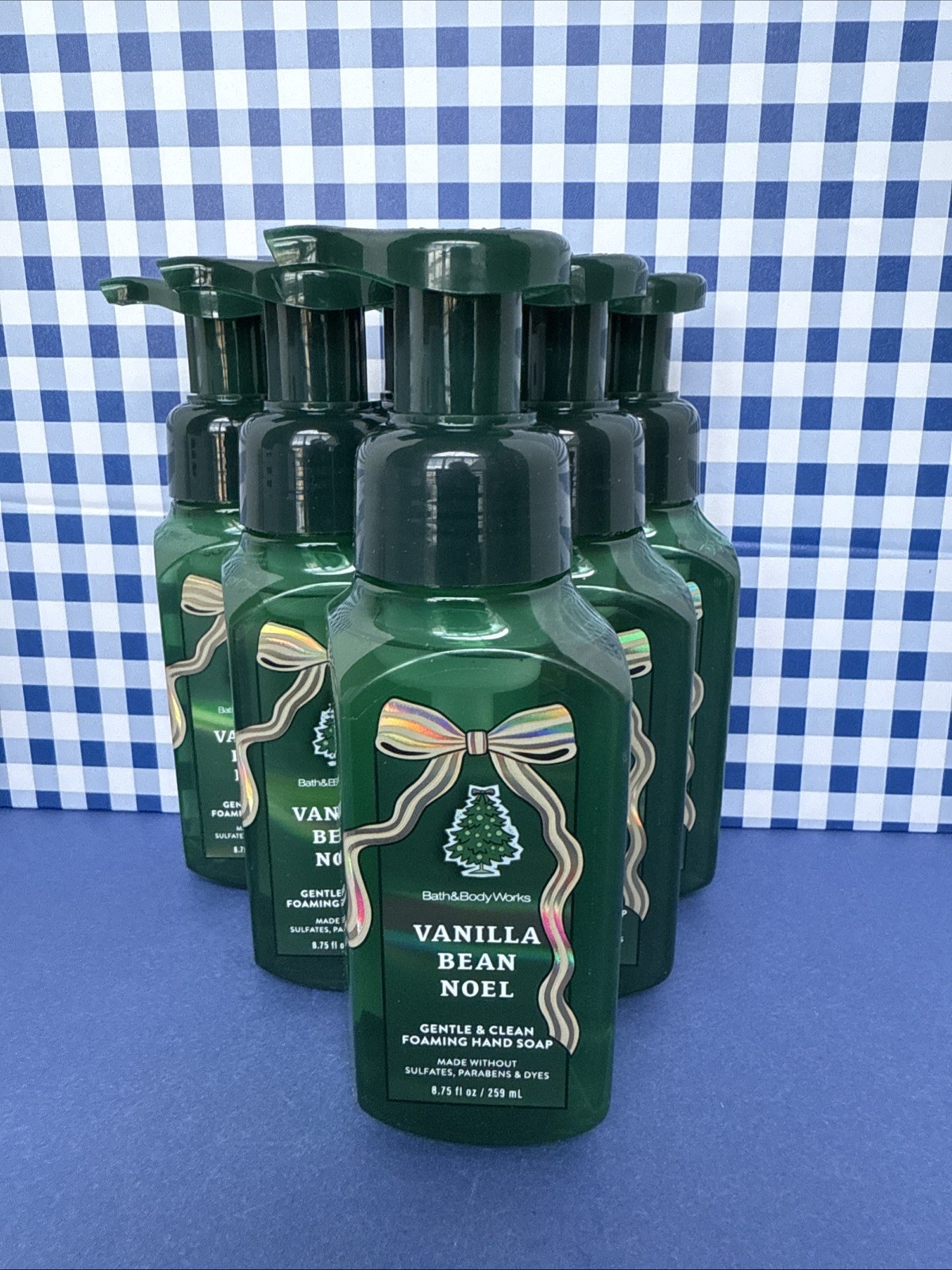 6X ~ Bath & Body Works ~ VANILLA BEAN NOEL ~ Gentle Foaming Hand Soap