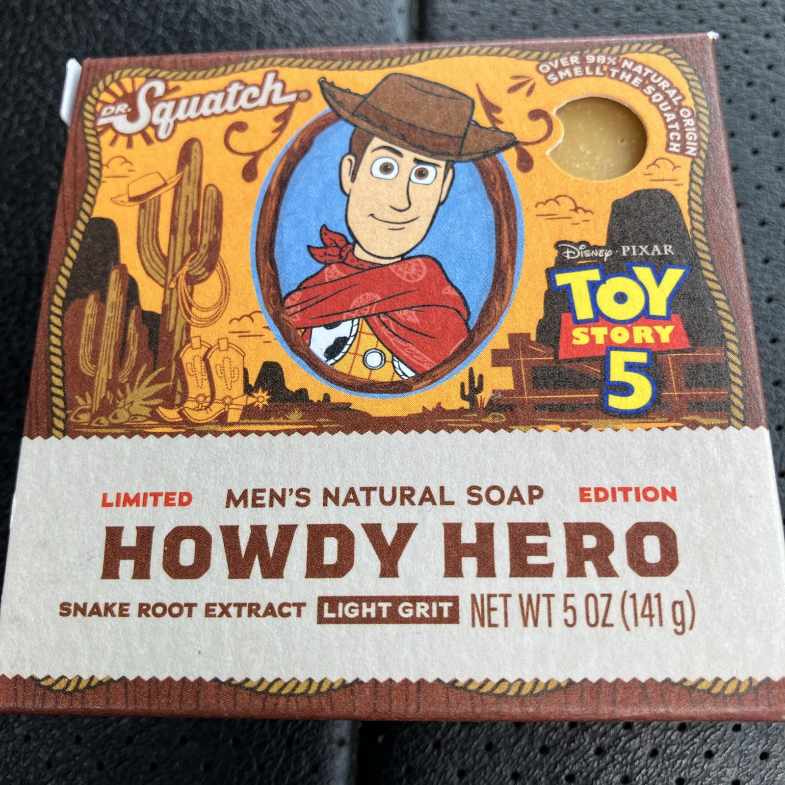 Dr. Squatch Toy Story 5 Limited Edition Bar Soap HOWDY HERO Disney Pixar